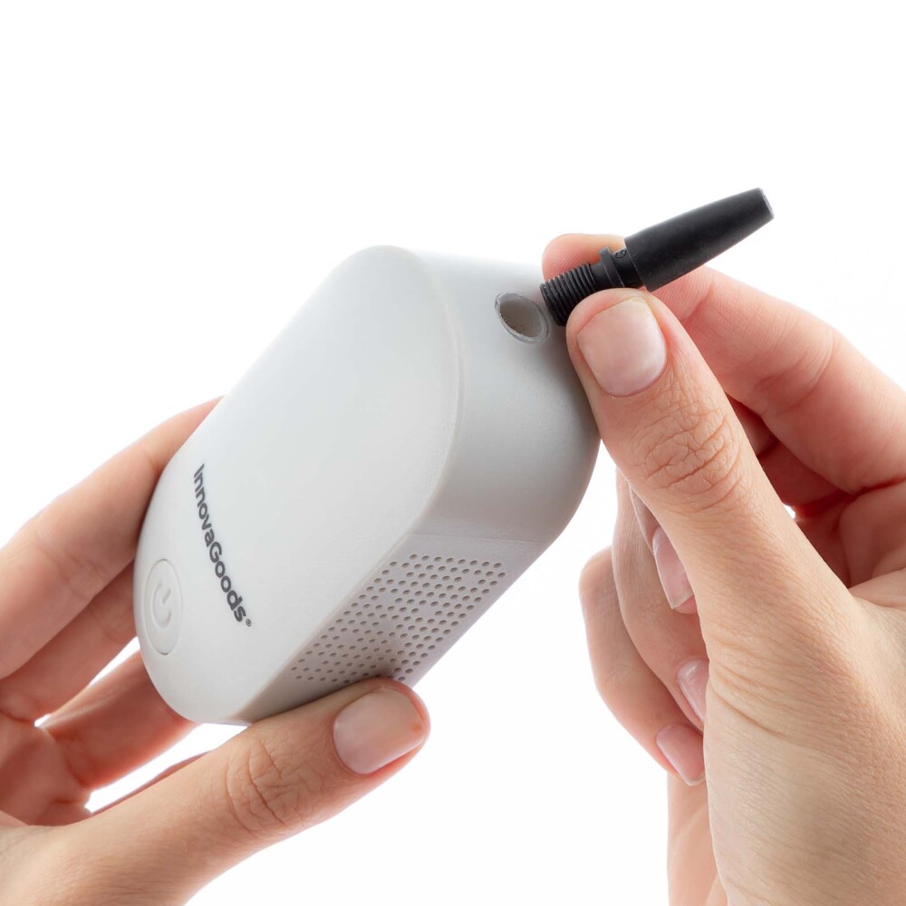 INFLADOR BOMBA VACÍOREC 2EN1 ABS GRIS INNOVAGOODS