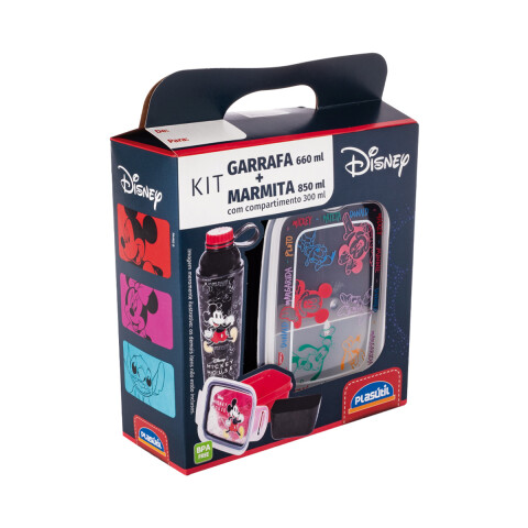 Set x 2 Pote 850 ml y Botella 660 ml Mickey MULTICOLOR