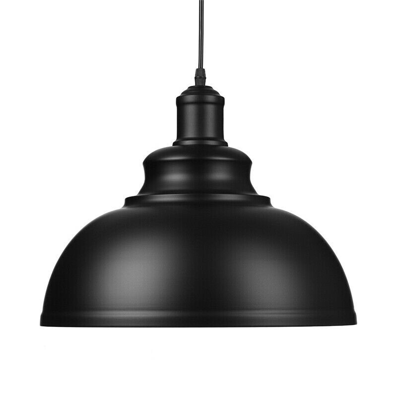 ACDV227 Lámpara de techo Colgante Vintage Campana Negro