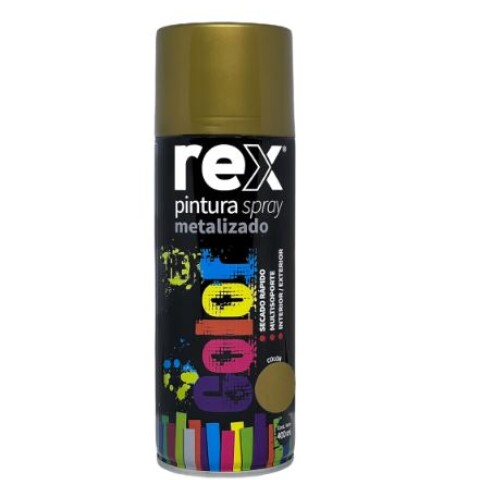 Pintura Aerosol Spray Colores Metalizados Secado Rápido Dorado