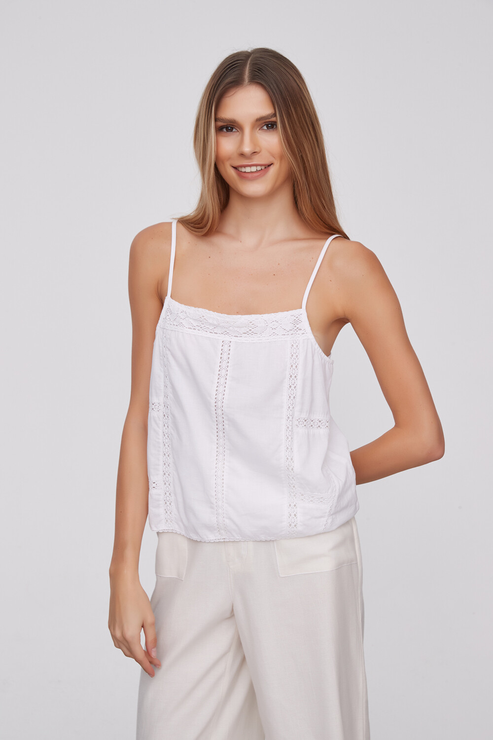 Musculosa Reuno Blanco