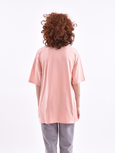 REMERA NACHO TEEN CORAL