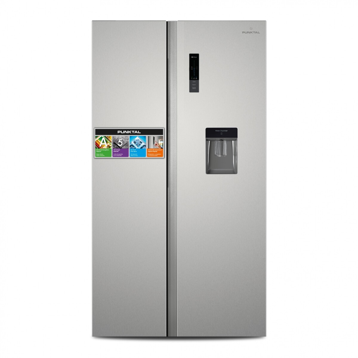 Heladera Punktal PK-525 Side By Side Frio Seco 525L 