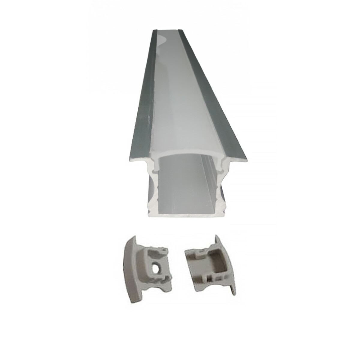 Regleta para cinta LED con dif opal 1m p/ embutir - IX4680 