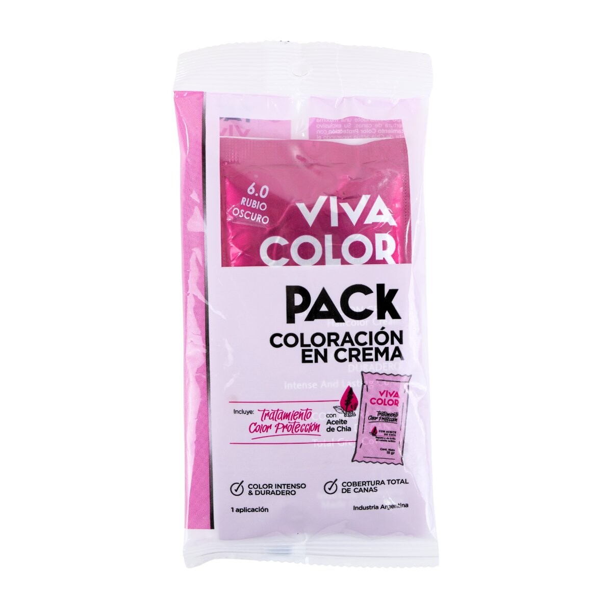 TINTA VIVA COLOR PACK 6.0 RUBIO OSCURO 
