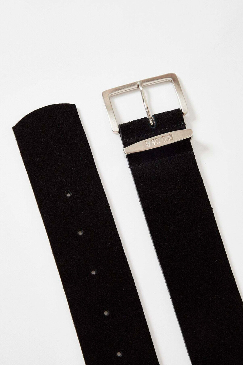 CINTURON SUEDE JADE Negro
