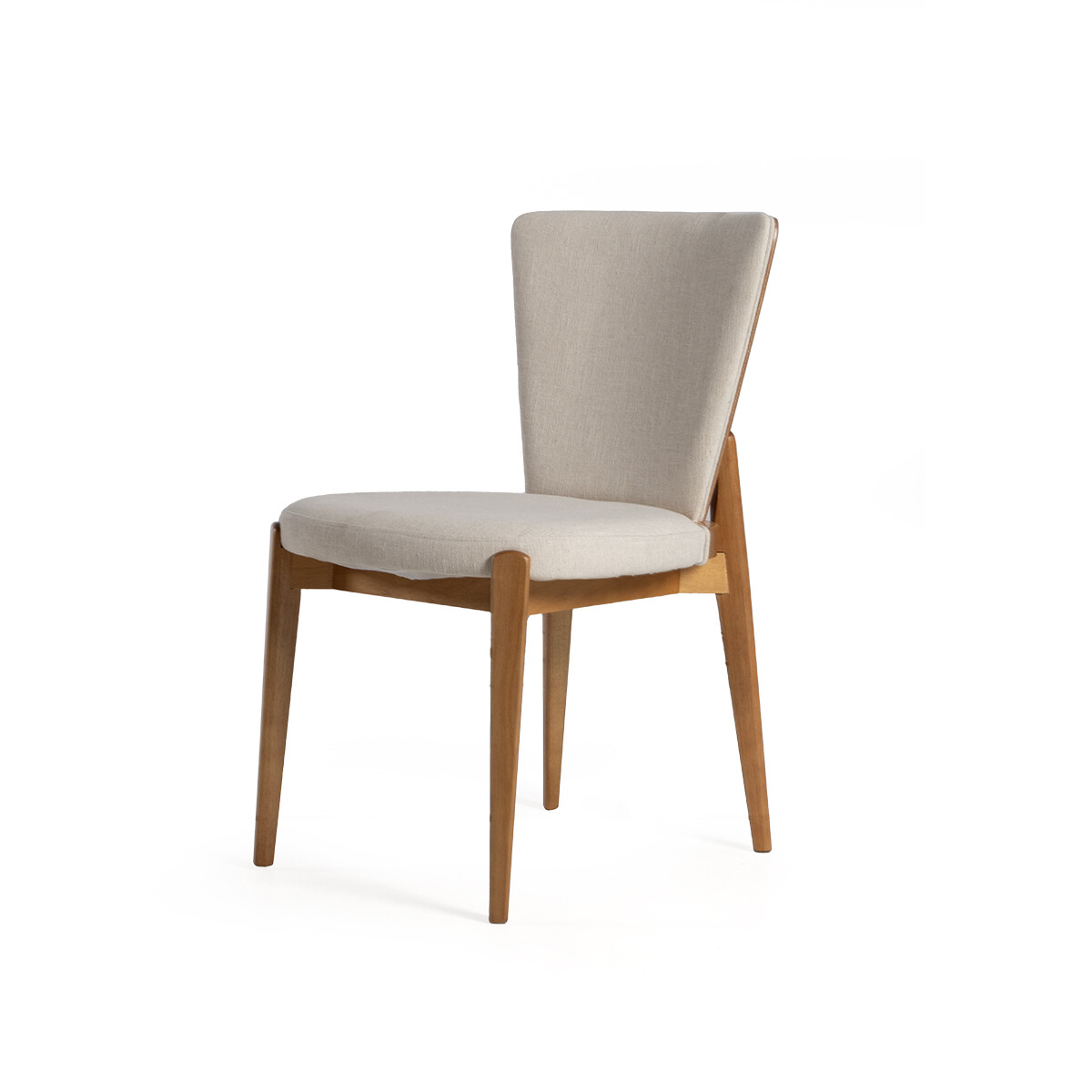 Silla Stella - Tela Rústica - Beige (4F) 