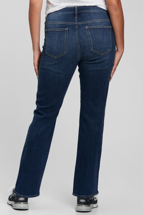 Jean New Classic Straight Mujer Dark Nieves