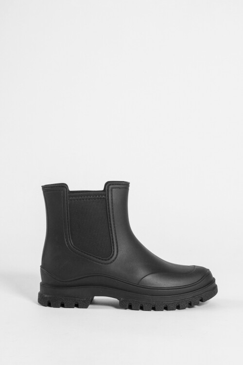 Botas de lluvia chunky negro