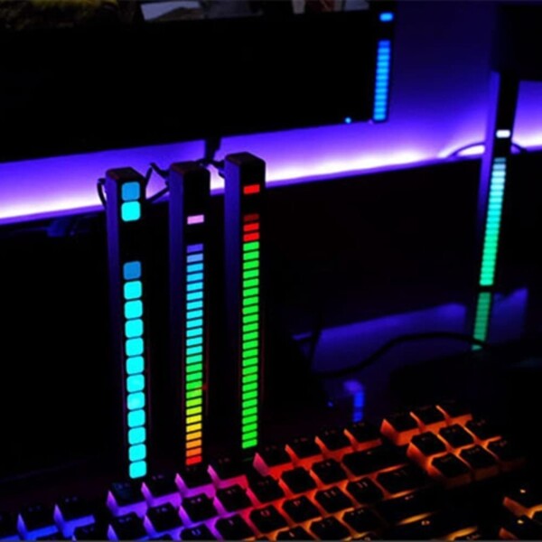 Luces Led Barra Rgb 40 Led Gamer Tiktok Audio Ritmico X2 Luces Led Barra Rgb 40 Led Gamer Tiktok Audio Ritmico X2