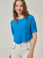 Blusa Hongse Azul Electrico