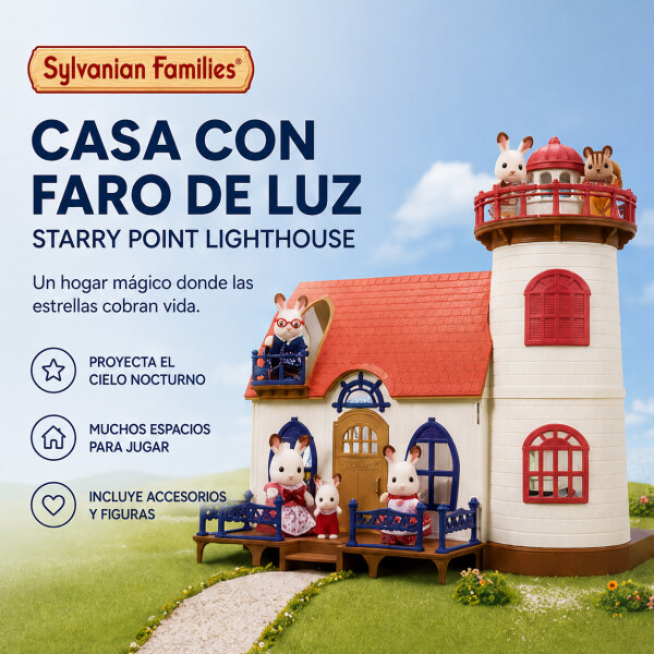 Sylvanian Families Casa Con Faro De Luz Accesorios Juguete Sylvanian Families Casa Con Faro De Luz Accesorios Juguete