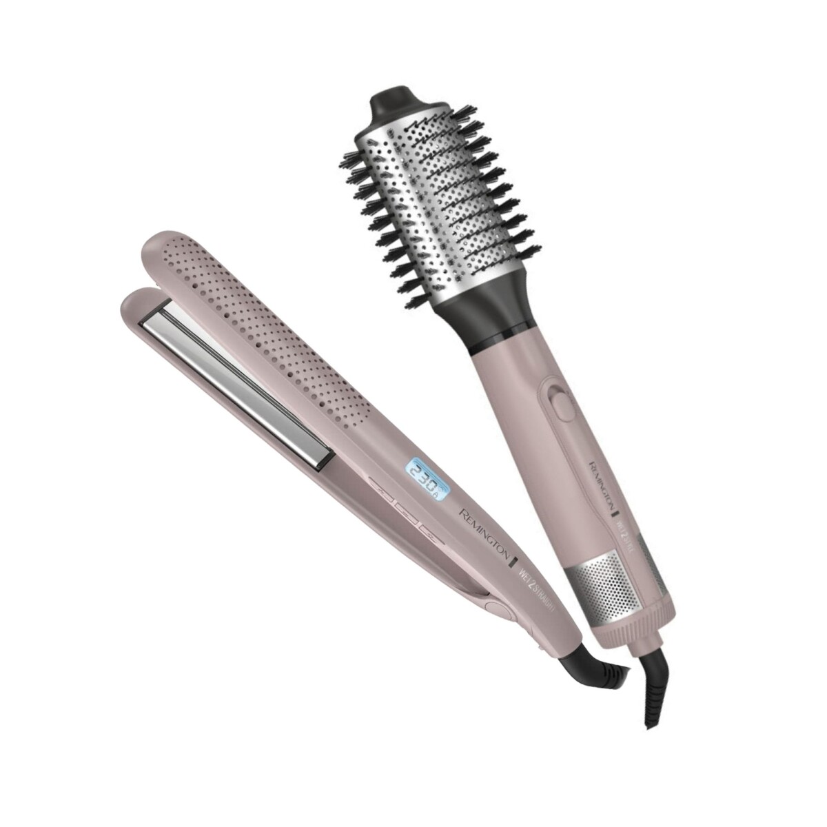 Combo Cepillo y Alisador Wet2 Remington 