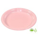 Plato Biodegradable 15cm x10Un Rosado