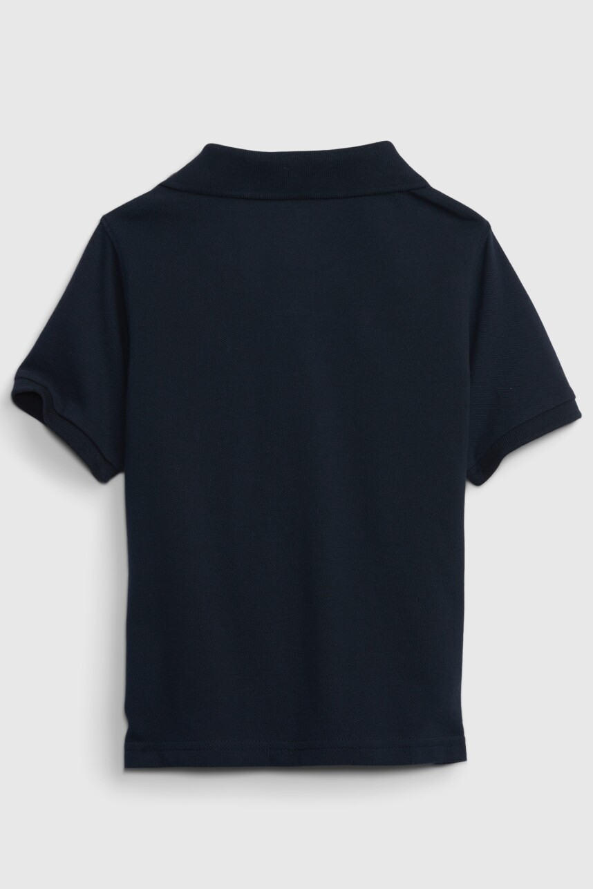 Remera Polo Pique Toddler Niño Blue Galaxy