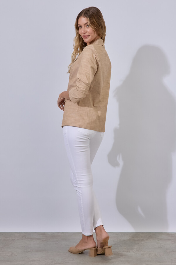 Blazer Manga Frunces BEIGE