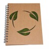 AGENDA ABEZETA 256 CLASSIC RECICLADA TAPA HOJAS VERDES