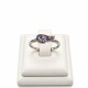 Anillo ala con zirconias de colores Anillo ala con zirconias de colores