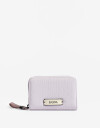 Billetera Zip Round Violeta Lila