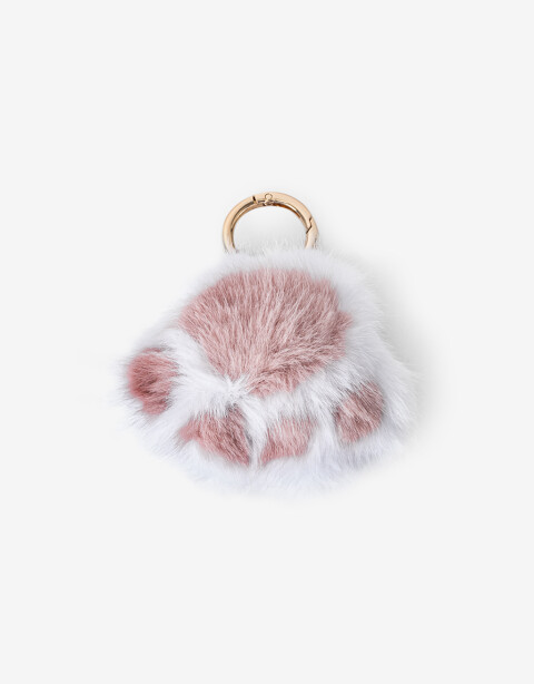 Llavero Cozy Llavero Y Bag Charm Patita Peluche - Combinacion Bicolor