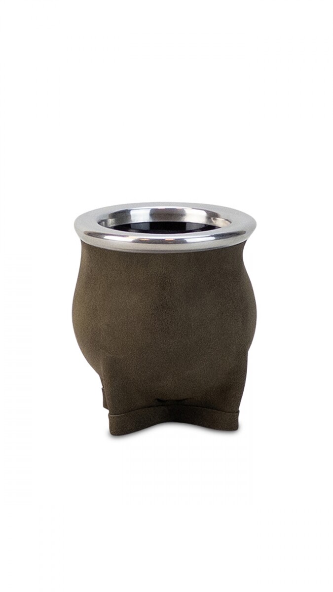 MATE DE CERÁMICA CHICO DELTA - ENGRASADO MUSGO 
