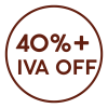 40% SALE + IVA OFF
