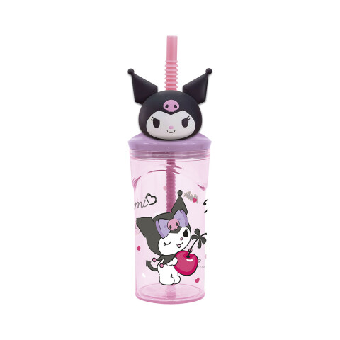 Vaso Alto con Forma 3D Hello Kitty 18 cm 360ml Kuromi