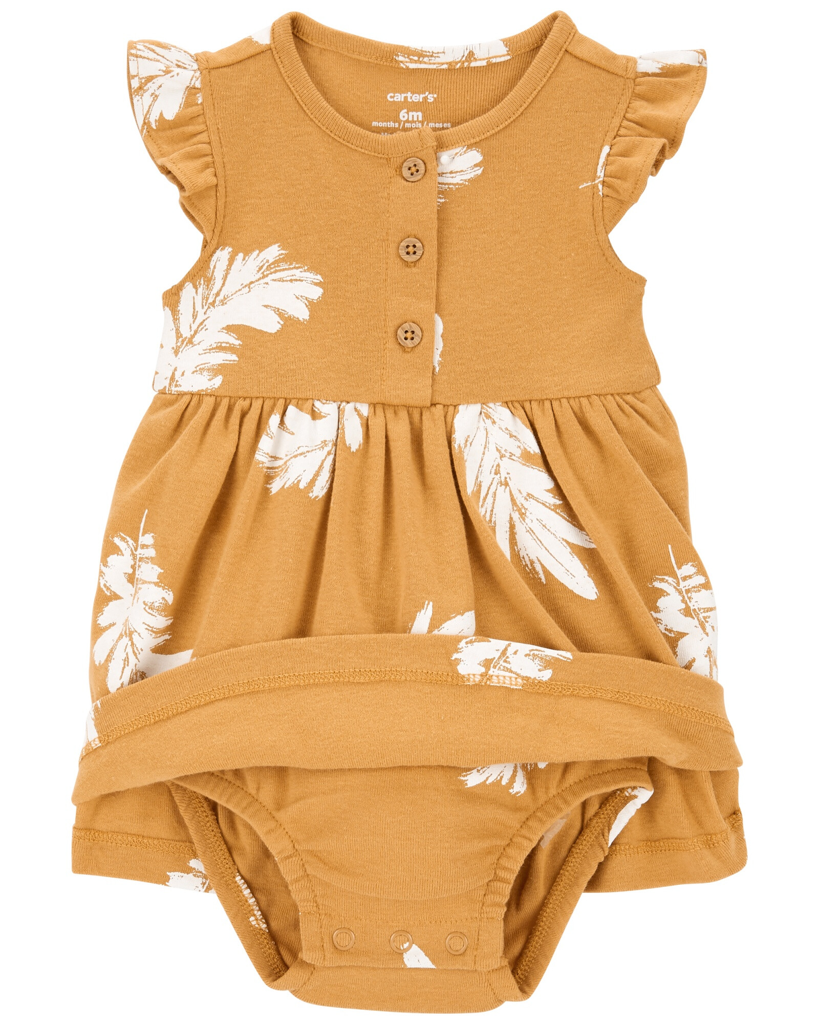Set dos piezas vestido y saco de algodón diseño pluma Set dos piezas vestido y saco de algodón diseño pluma