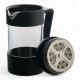 Cafetera Prensa Francesa Borosilicato 600 Ml Filtro Acero Inox 304 Negro