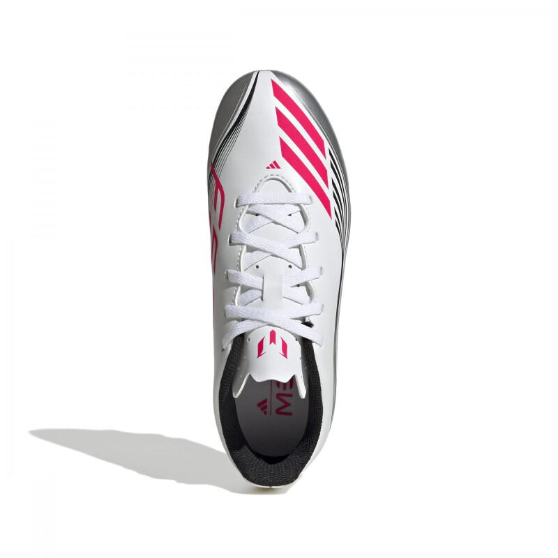 Futbol Cancha JR(FG) - Adidas - ADIDAS CHAMPIONES F50 MESSI CLUB FG/MG J de Niños - JP7457 Blanco-rojo