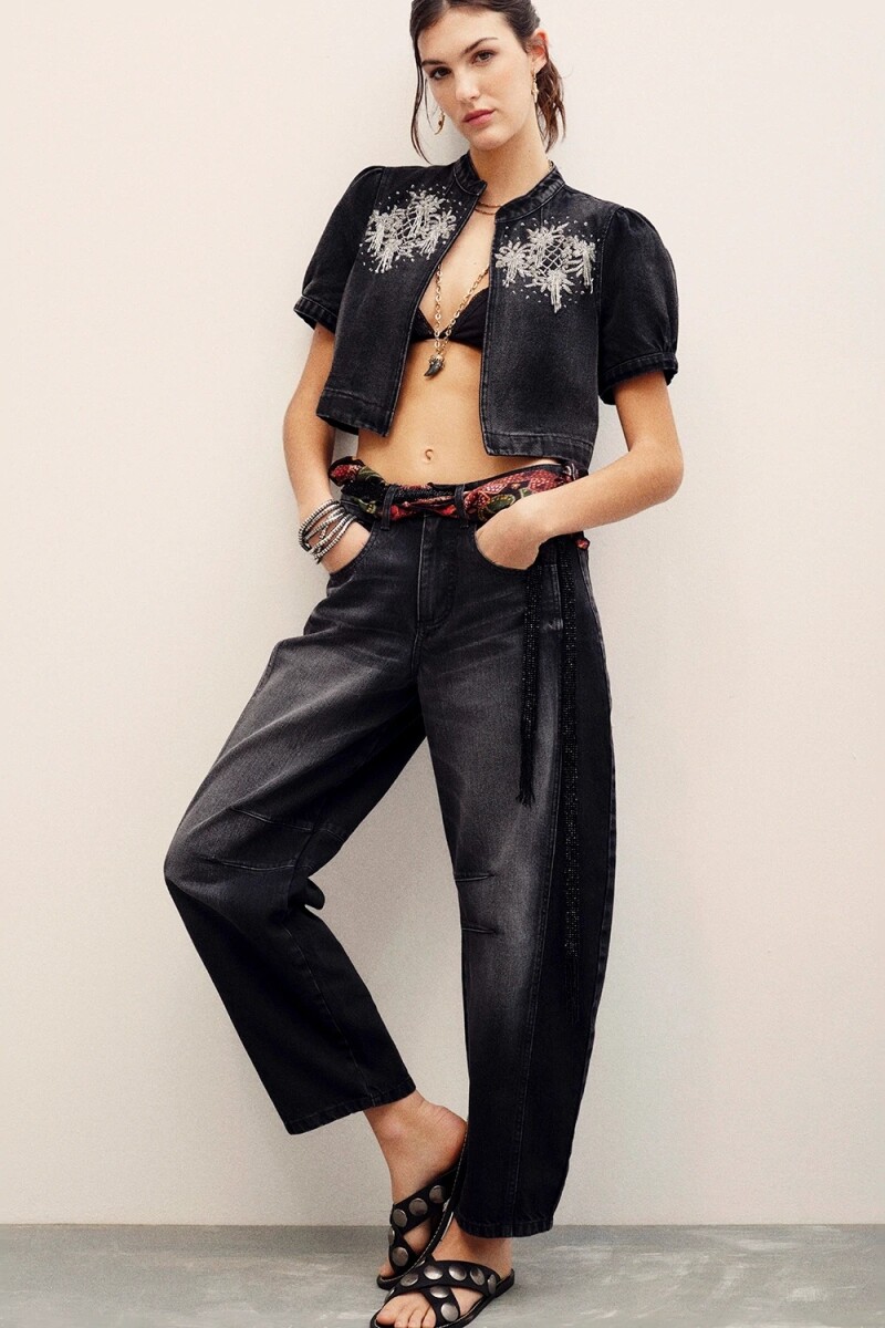JEAN BARREL BLACK ROCK Negro