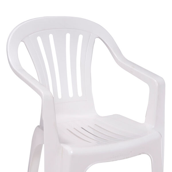 SILLA BELA VISTA CON APOYA BRAZOS MOR BLANCA BLANCO