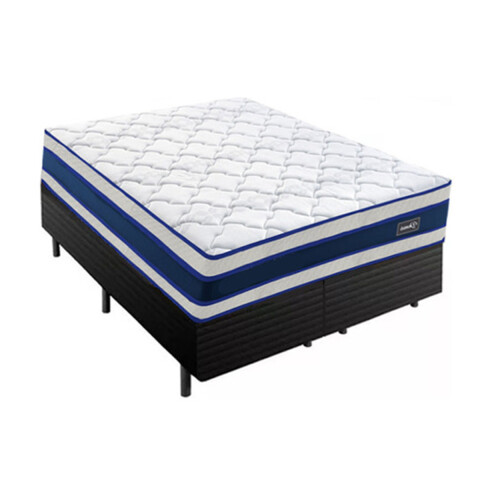 Sommier Petra Somier Colchón Queen 30cm Reversible 150 Kg Color Azul Sommier Petra Somier Colchón Queen 30cm Reversible 150 Kg Color Azul