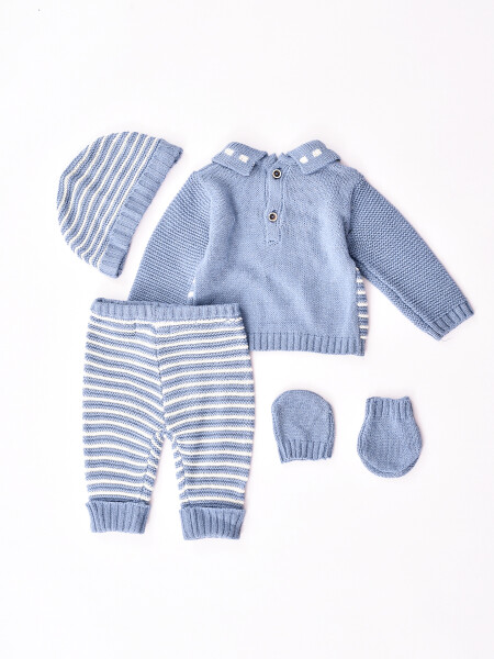 CONJUNTO RECIEN NACIDO AZUL