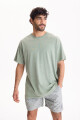 Remera Downtown Verde Oliva