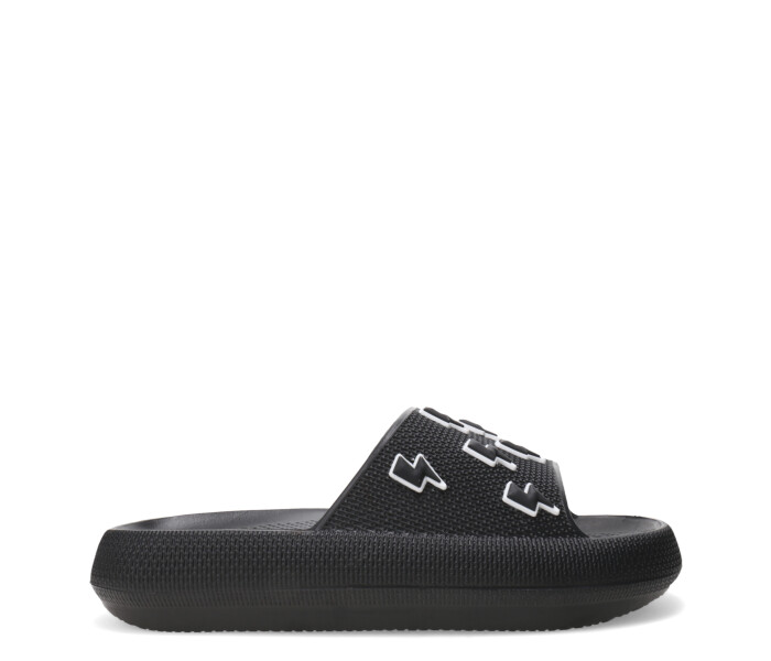 Sandalia SIBU playera con dibujo Black