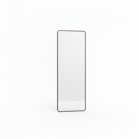 ESPEJO RECT C/MARCO NEGRO 47X157CM Unica