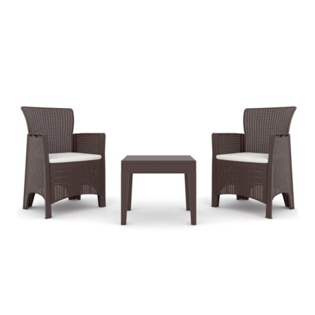 SET 3 PIEZAS EXTERIOR TROYA BALCONY BROWN SET 3 PIEZAS EXTERIOR TROYA BALCONY BROWN