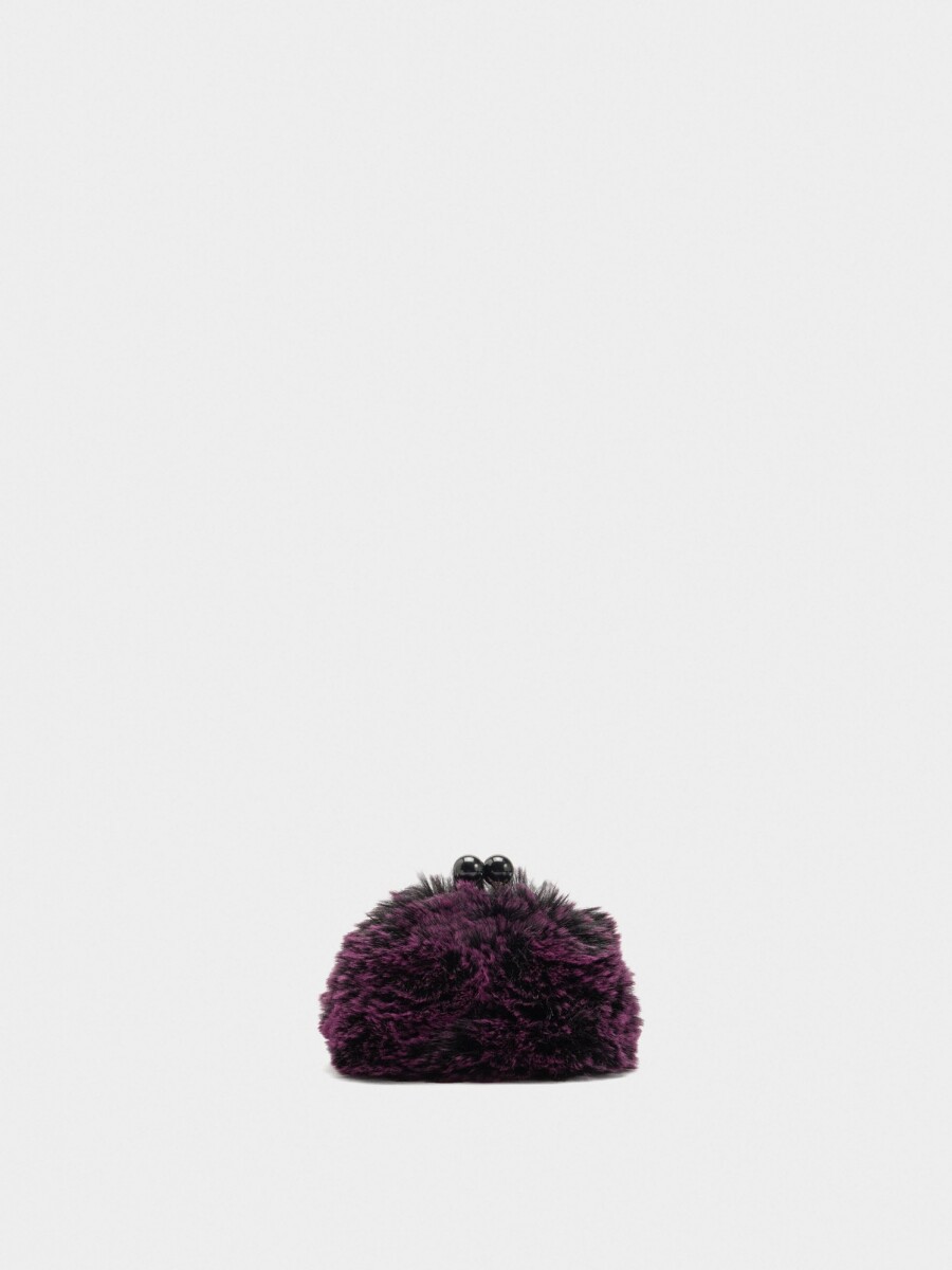 Monedero Efecto Pelo violeta