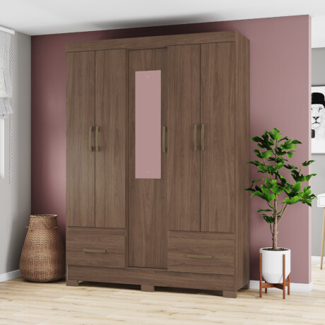 ROPERO 5 PUERTAS 2 CAJONES GUARDARROPA ARMARIO PLACARD CLOSET CON ESPEJO ROPERO 5 PUERTAS 2 CAJONES GUARDARROPA ARMARIO PLACARD CLOSET CON ESPEJO