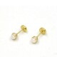 Abridores en Oro 18 K Y Perlas Con Engarce 3 Aritos Abridores en Oro 18 K Y Perlas Con Engarce 3 Aritos