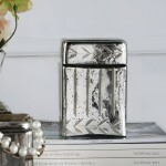 CAJA DECORATIVA 12.5x12.5x15.5CM PLATA CAJA DECORATIVA 12.5x12.5x15.5CM PLATA