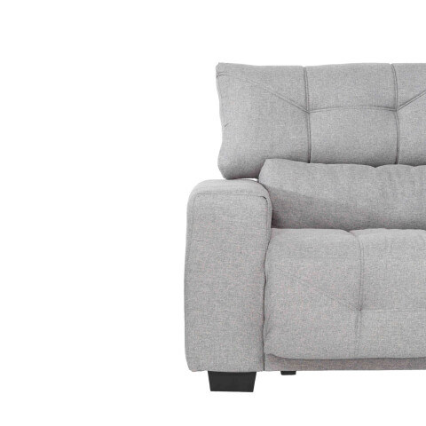 HELLEN- SOFA 2 CUERPOS LE MANS TELA GRIS CLARO HELLEN- SOFA 2 CUERPOS LE MANS TELA GRIS CLARO