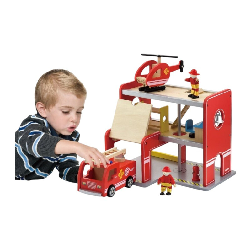 Estación de Bomberos Madera Viga Estación de Bomberos Madera Viga