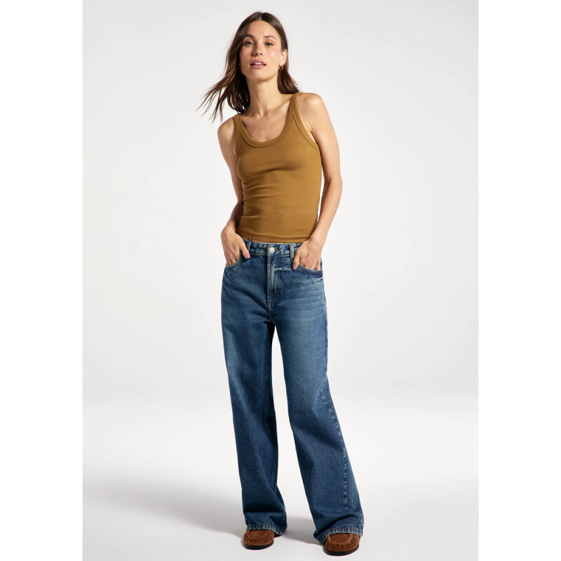 CAMISETA REGATA FEM MARROM ESCURO