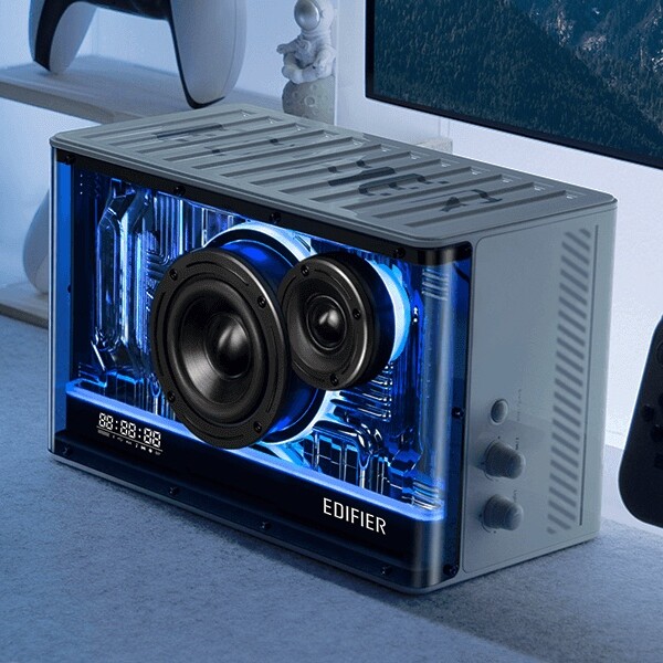 Parlante Edifier Qd35 Negro Bluetooth Rgb BLANCO