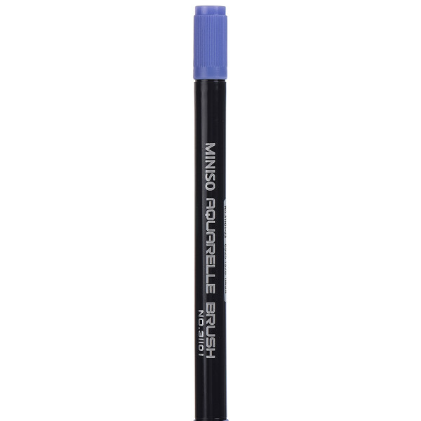 Marcador doble punta azul