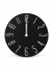 RELOJ DE PARED CHATO 3D NEGRO