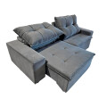 SILLON DAMASCO COMPLETO EXTENSIBLE COLOR TITANIO Sillon Damasco Completo Extensible Color Titanio
