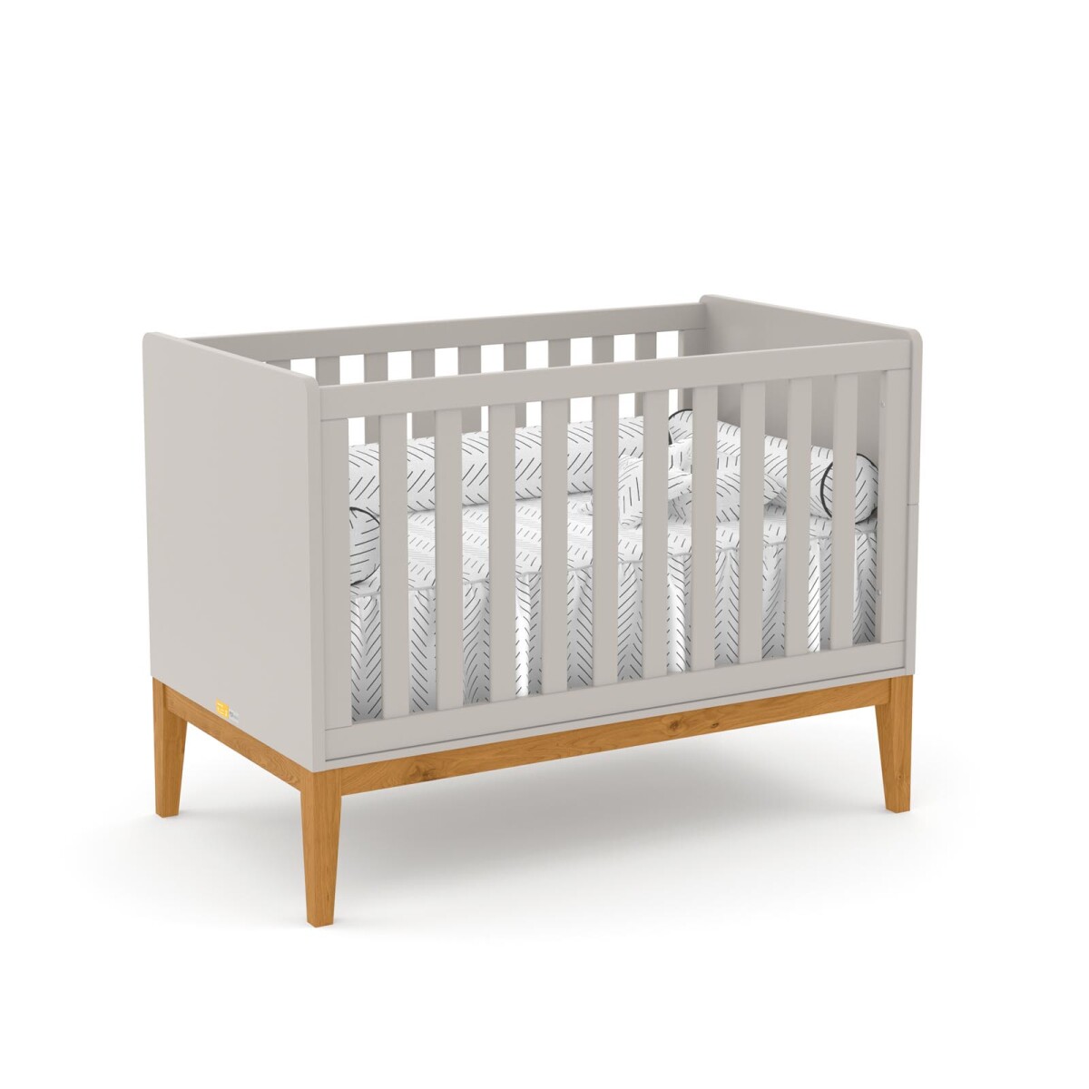 CUNA CONVERTIBLE - MDF GRIS NEW FELICITAS KIDS 